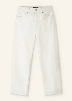 Best ME+EM Authentic Straight Jean White