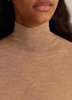 Sale ME+EM Cashmere Barely There Layering Jumper Camel