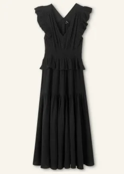 Best ME+EM Cheesecloth Maxi Dress Black