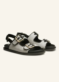 Hot ME+EM Classic Footbed Sandal Off Black