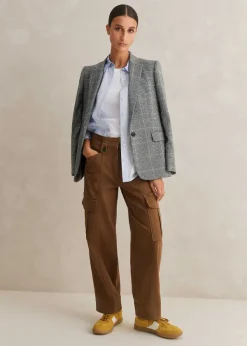 ME+EM Cotton Cargo Trouser Tan