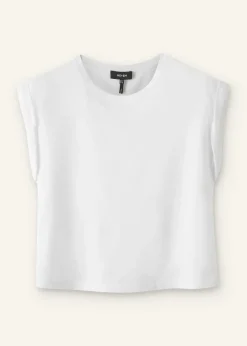 New ME+EM Cotton Muscle Sweatshirt Tee Fresh White