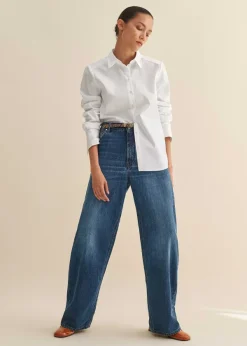 ME+EM Crease Less Cotton Forever Shirt White