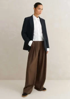 Clearance ME+EM Cropped Shirt White
