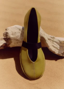 Discount ME+EM Elasticated Strap Mary Jane Olive