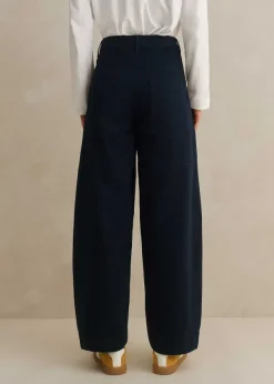 ME+EM Extreme Seam Casual Trouser Navy