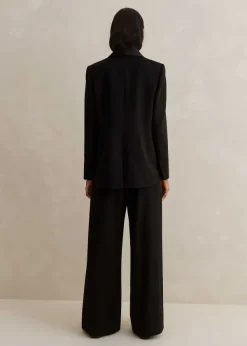 Hot ME+EM Forever Tux Regular-Length Trouser Three-Piece Suit Black