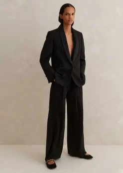 Hot ME+EM Forever Tux Regular-Length Trouser Three-Piece Suit Black
