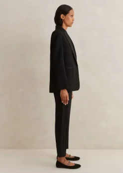 Hot ME+EM Forever Tux Slim-Crop Three-Piece Trouser Suit Black