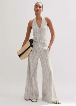 New ME+EM Jacquard Striped Co-Ord Neutrals