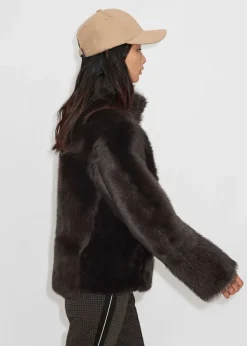 Best ME+EM Luxe Toscana Shearling Jacket Chocolate