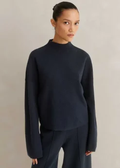 Best ME+EM Merino Milano Jumper Dark Navy
