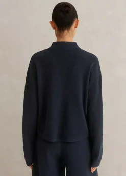 Best ME+EM Merino Milano Jumper Dark Navy