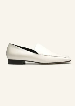 Clearance ME+EM Modern Leather Loafer Off White
