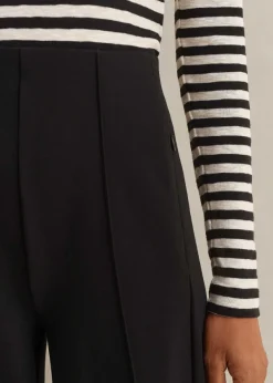 Online ME+EM Regular Length Travel Tailoring Palazzo Black