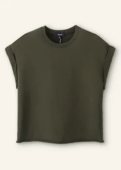 Clearance ME+EM Roll Cuff Sweatshirt Olive