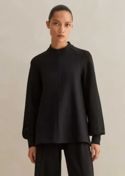 Hot ME+EM Short Length Travel Tailoring Wide-Leg Palazzo Co-Ord Black