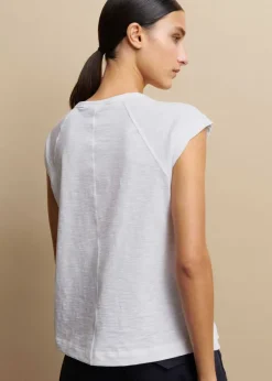 Discount ME+EM Slub Swing Tee Fresh White