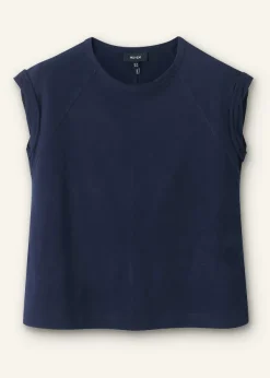 New ME+EM Slub Swing Tee Navy