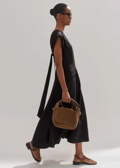 Sale ME+EM Tailored Flare Midi Dress Black