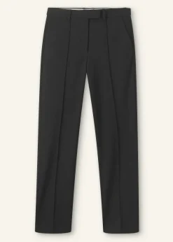 Clearance ME+EM Textured Boyish Cigarette Pant Black