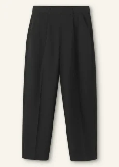 Clearance ME+EM Textured Tailoring Tapered Trouser Black