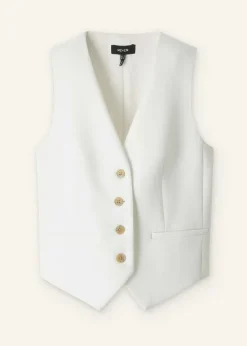 Hot ME+EM Tux Waistcoat Fresh White