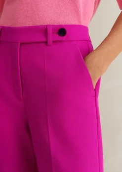 Sale ME+EM Wide-Leg Flare Trouser Electric Pink